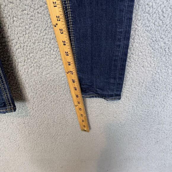 Rock Revival Jeans Womens‎ 25 Calli Skinny Embroidery Dark Wash Stretch - Picture 4 of 11